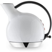 photo giulietta, electric kettle in 18/10 stainless steel - 1.2 l - white 1